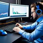 Analyzing Market Trends**

"A serious, focused gamer in a modern, brightly lit gaming room, fully clothed in casual but professional attire, such as a button-down shirt and jeans, sits at a large desk with multiple monitors displaying charts and graphs related to in-game item prices. He's taking notes in a stylish notebook. The room includes gaming peripherals like a high-end headset and keyboard. Background elements: a shelf with gaming-related collectibles, a comfortable gaming chair. The atmosphere is one of strategic planning and analysis. Safe for work, appropriate content, professional, perfect anatomy, natural proportions, well-formed hands. High quality, detailed rendering."

**