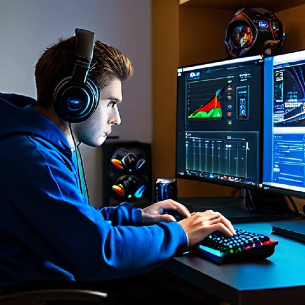 **

"A determined gamer intensely focused on their computer screen, surrounded by energy drinks and strategy guides, showcasing the dedication required to master Lineage.  The scene should be brightly lit, emphasizing the gamer's concentration. Fully clothed, appropriate attire, safe for work, professional gaming setup, perfect anatomy, natural proportions, high quality."

**