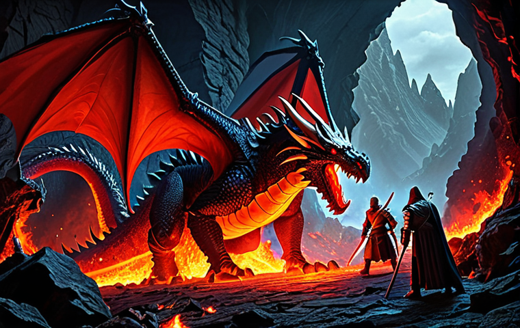 리니지 보스 몬스터 공략 - Valakas' Lair - The Fiery Dragon**
"A group of fully clothed adventurers, wearing modest medieval f...