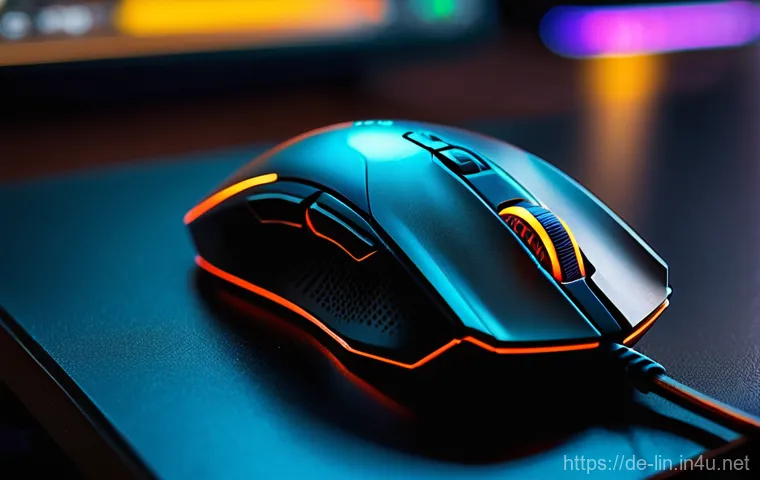 리니지 전용 마우스 설정 - **Prompt 1: Precision and Control in Action** "A close-up shot of a gamer's hands (gender-neutra...