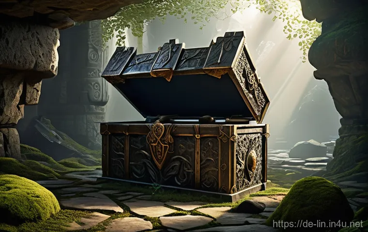 리니지 신규 업데이트 실험 - **A Moment of Discovery: Ancient Ruins and Treasured Loot** A male Human Knight, in his late twe...