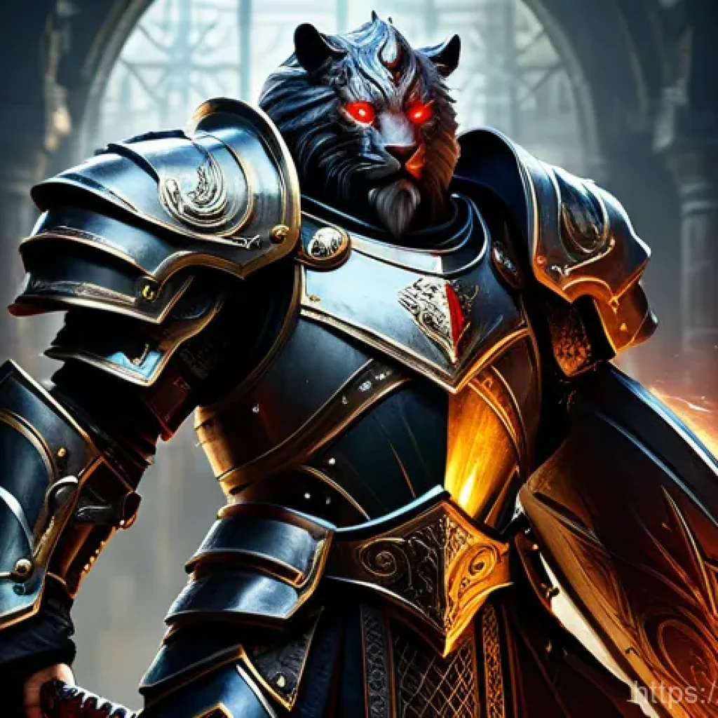 리니지 추천 장비 세트 - The Unyielding Tank: Defender of the Frontline** "A heroic male Human Tank character from a fantasy...