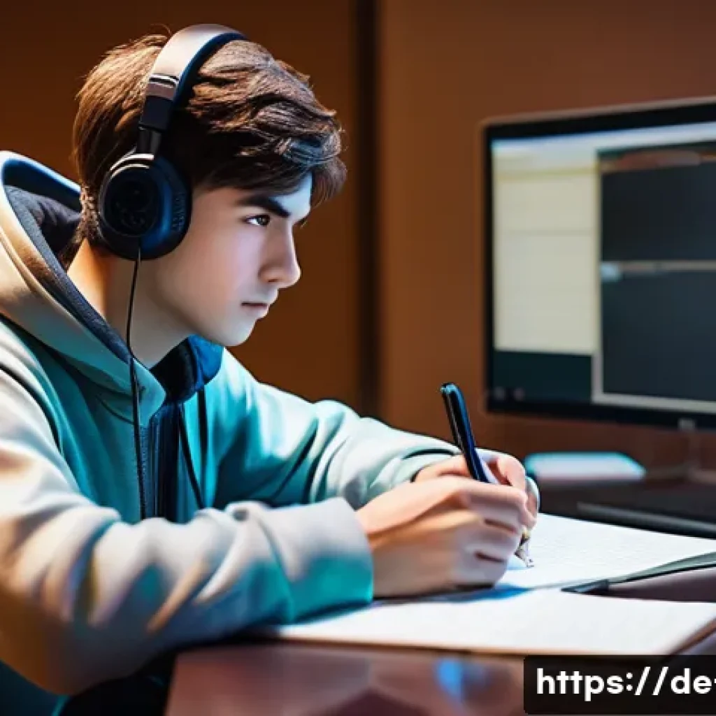 리니지 공식 가이드북 리뷰 - **Prompt:** "A male gamer in his late 20s, with short, neat brown hair and wearing a comfortable, ne...