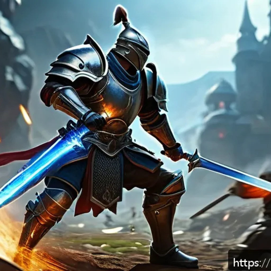 리니지 버프 아이템 추천 - A dynamic PvP battle scene in a fantasy MMORPG setting, featuring a nimble warrior character wearing...