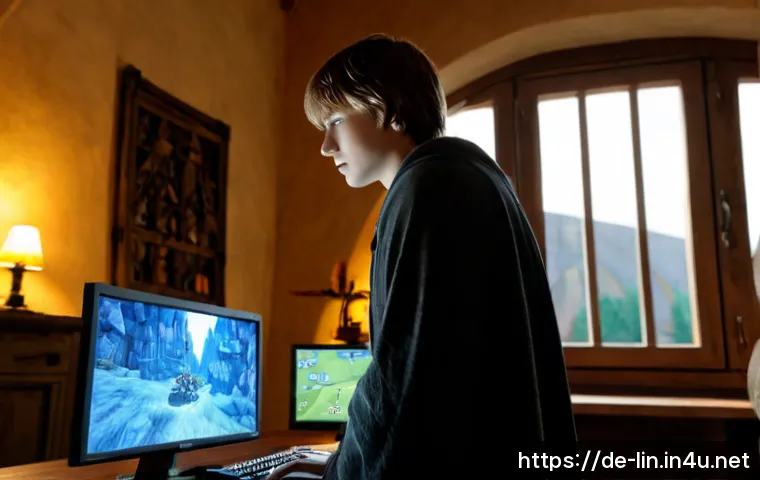 리니지 신규 플레이어 지원 정책 - Photorealistic welcoming fantasy MMORPG beginner support scene, a young adult German player at a tid...